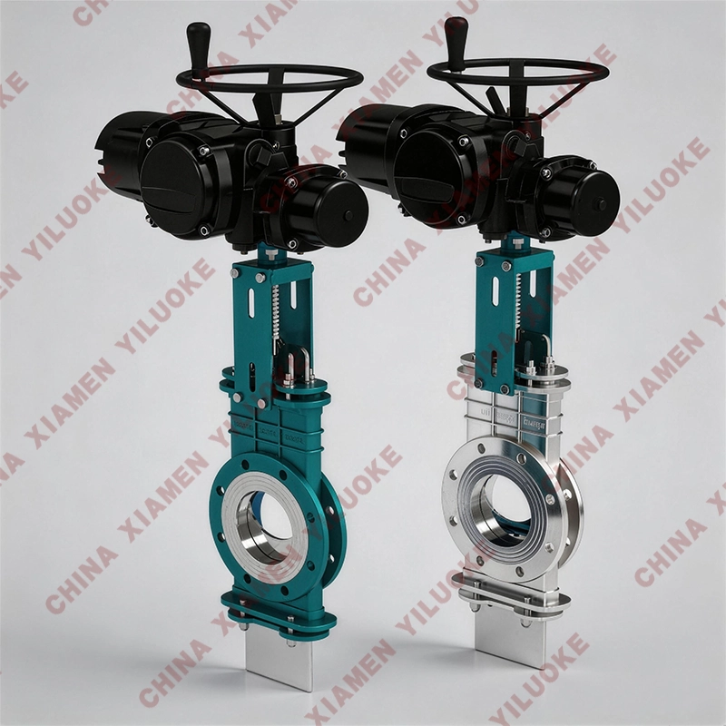 Electric Knife Gate Valve Motorized Knife Gate Valve